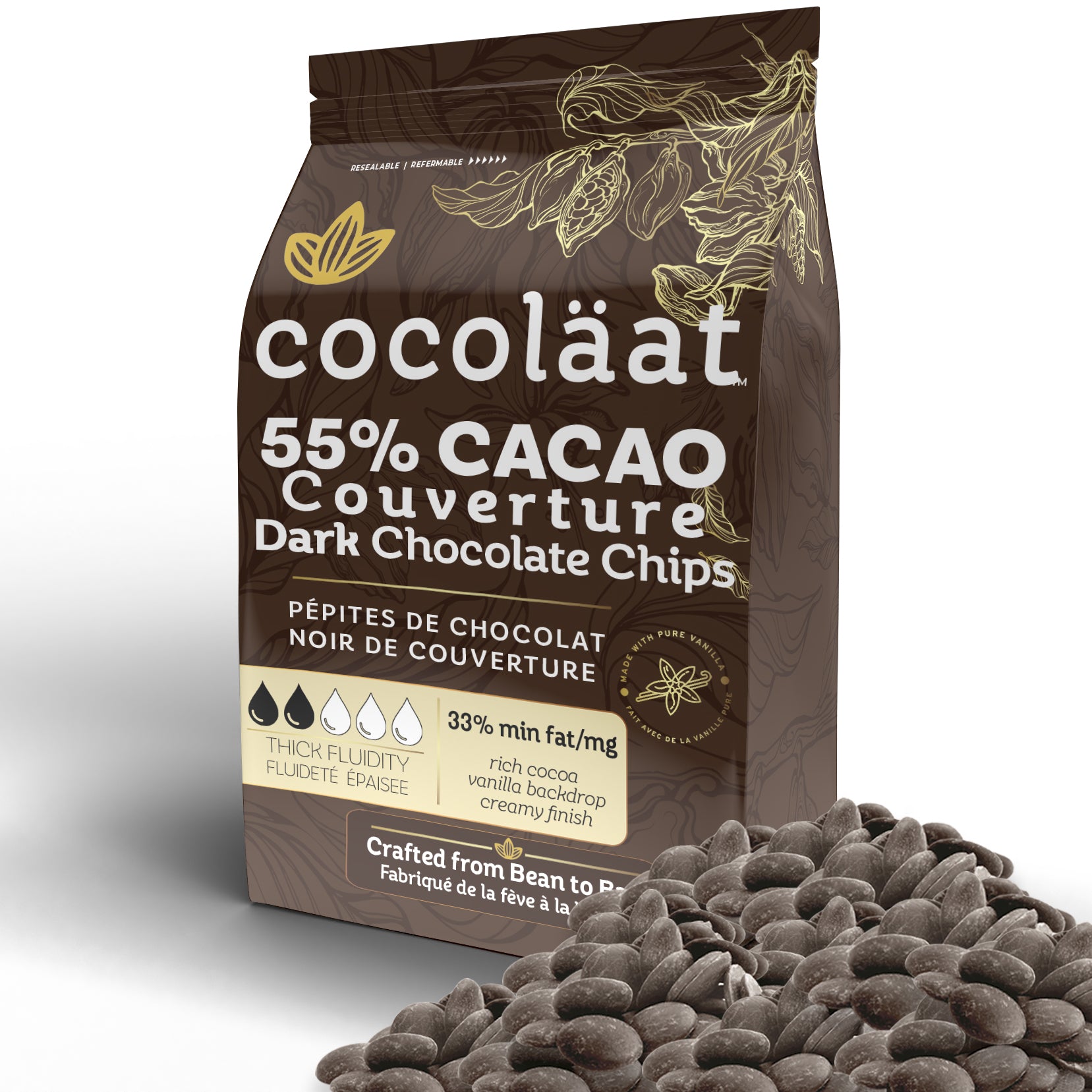 55% Dark Couverture Chocolate Chips