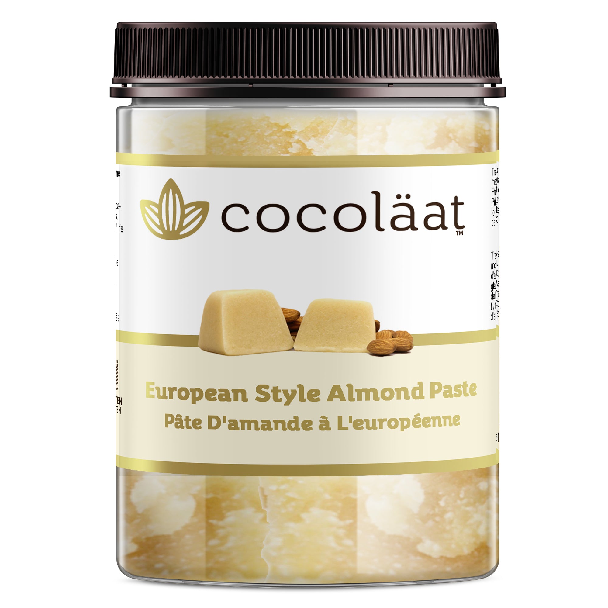 Cocoläat European Style Almond Paste | Sweetened For Flavouring & Pastry Filling | Premium California Almonds | 10 oz/284 g Resealable Jar
