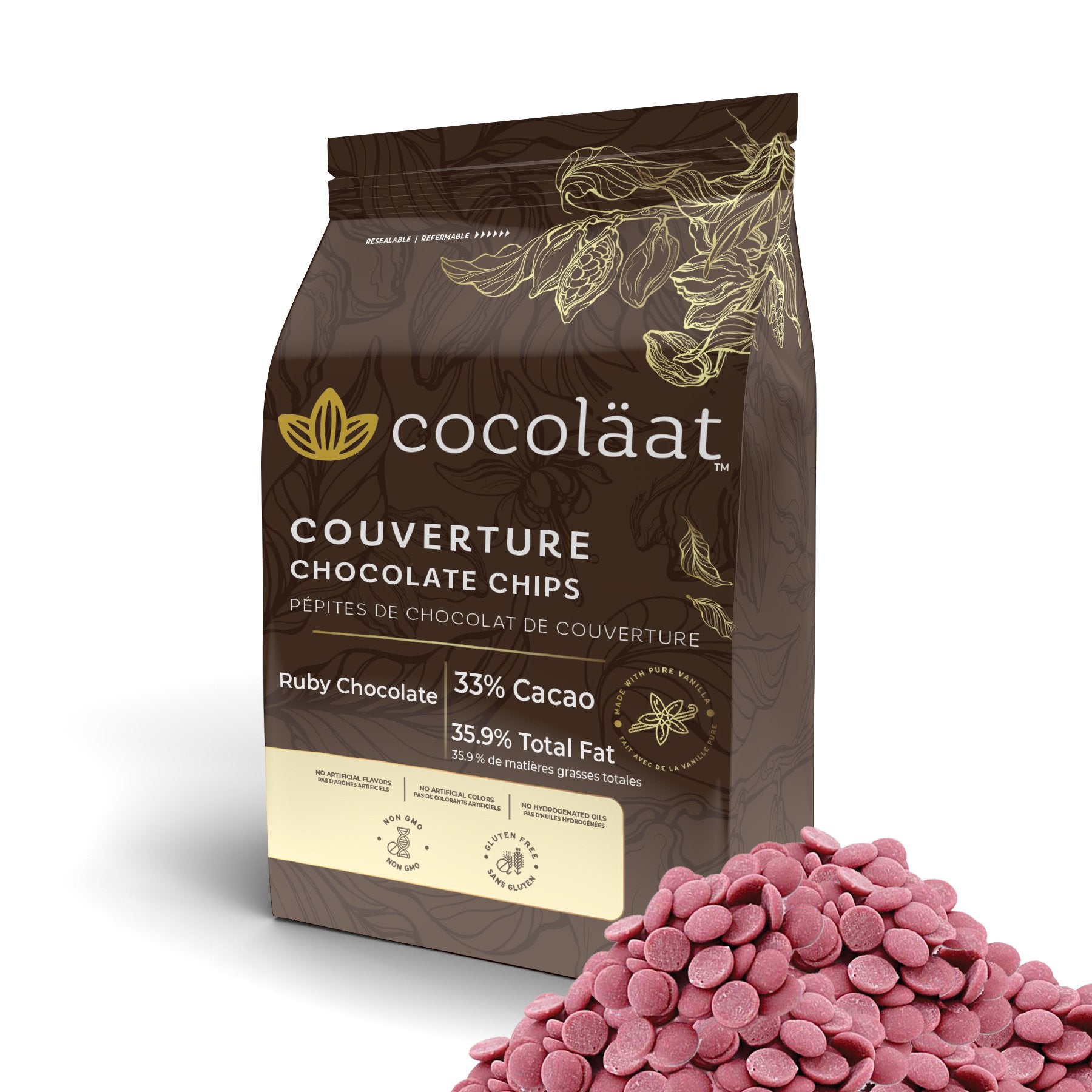 Ruby Couverture Chocolate