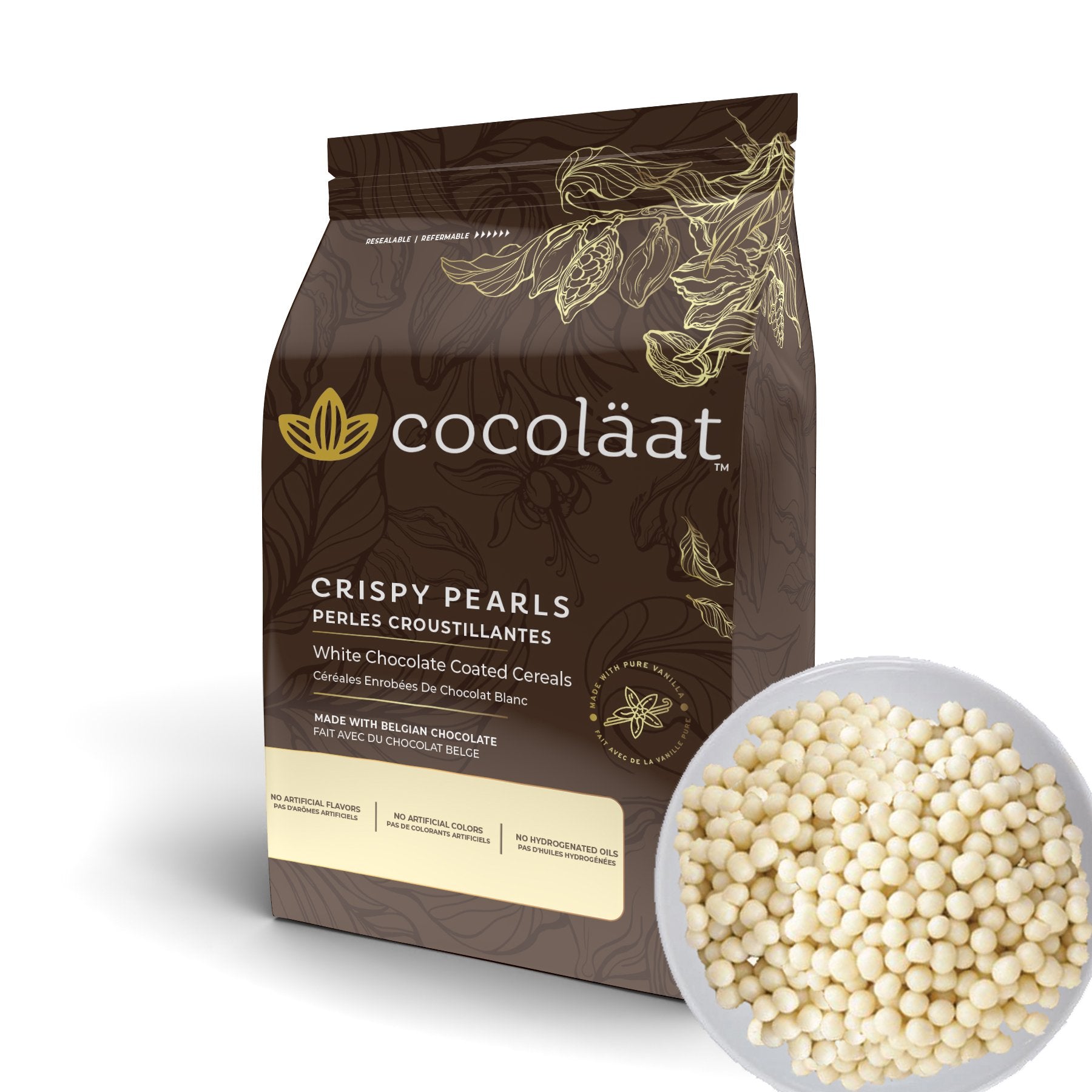 Crispy Pearls Decor | White Chocolate