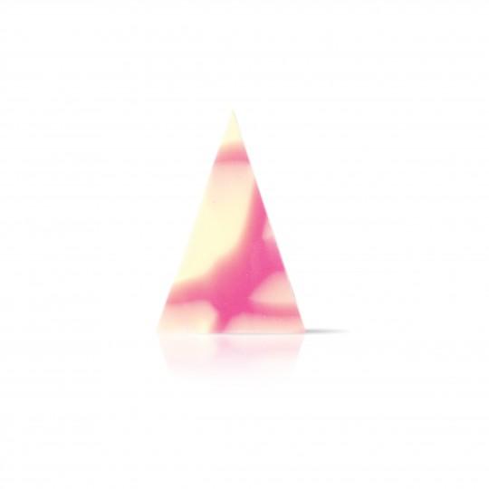 Triangle Decor | Marble Pink & White Chocolate