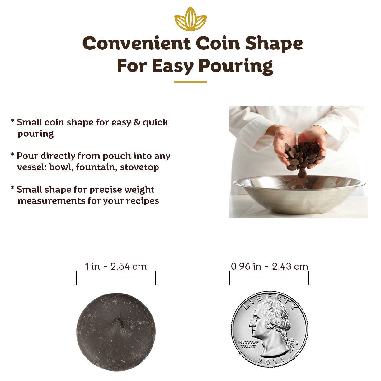 Cocoa Coin Cocoläat Cocoa Coins - Dark Chocolate Flavored