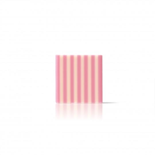 Square Decor | Striped Pink & White Chocolate